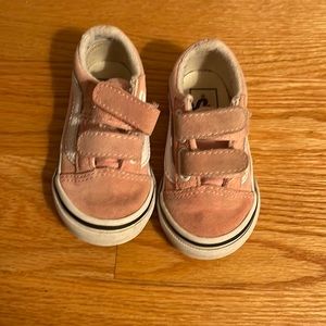Size 5.5 pink van sneakers